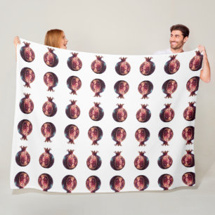 Pomegranate – Valuable Fruit for Health Fleece Blanket