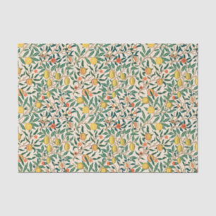 Pomegranate William Morris soft original on white Tissue Paper