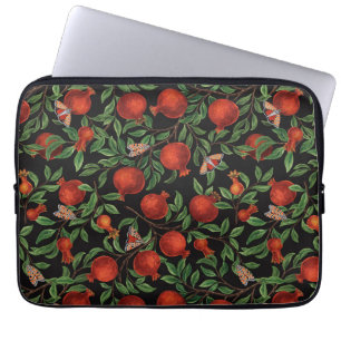 Pomegranates and Bella Moths  Laptop Sleeve