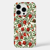 Pomegranates and Bella Moths on off white