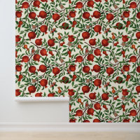 Pomegranates and Bella Moths on off white