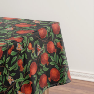 Pomegranates and Bella Moths  Tablecloth