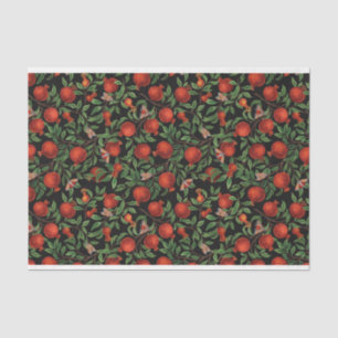 Pomegranates and Bella Moths  Tissue Paper
