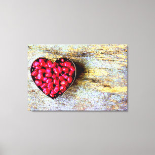 "Pomegranates Heart Fruit" Cute Photo. Buy Now Canvas Print
