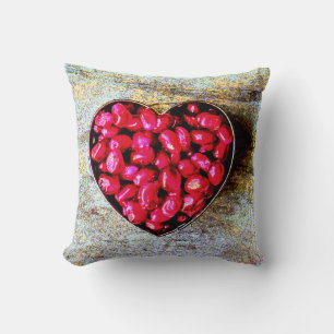 "Pomegranates Heart Fruit" Cute Photo. Buy Now Cushion