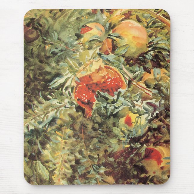 Pomegranates II by John Singer Sargent Mouse Mat (Front)