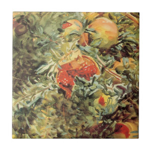 Pomegranates II by John Singer Sargent Tile