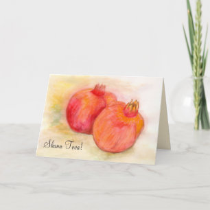 Pomegranates - Rosh Hashana Greeting Card