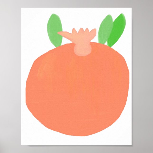 pomenagrate painting art poster (Front)