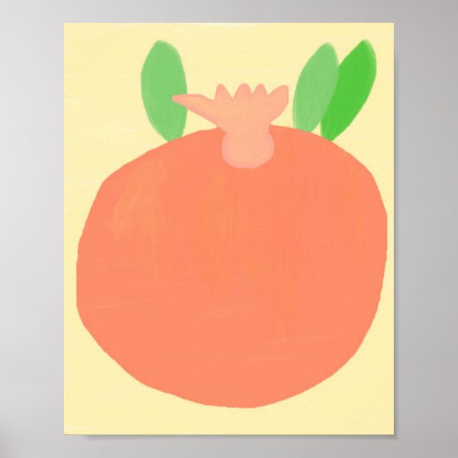 pomenagrate painting art poster (Front)