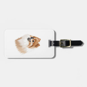 Pomerania Suitcase Label Luggage Tag
