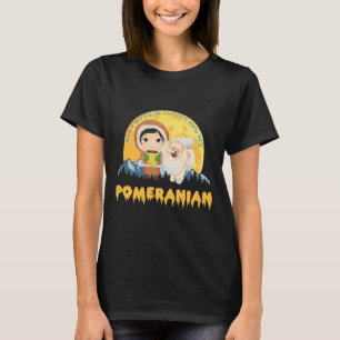 Pomeranian All I Need Is Coffee And My Dog T-Shirt