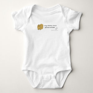 pomeranian baby bodysuit