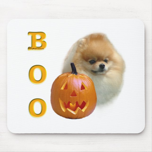 Pomeranian Boo Mouse Mat (Front)