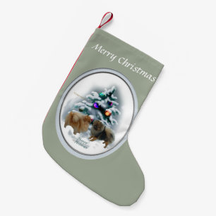 Pomeranian Christmas Small Christmas Stocking
