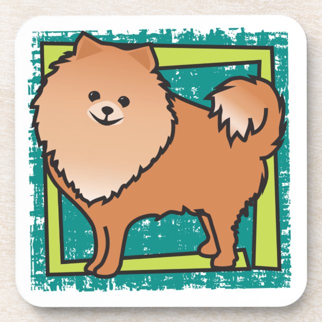 Pomeranian Coaster (Front)