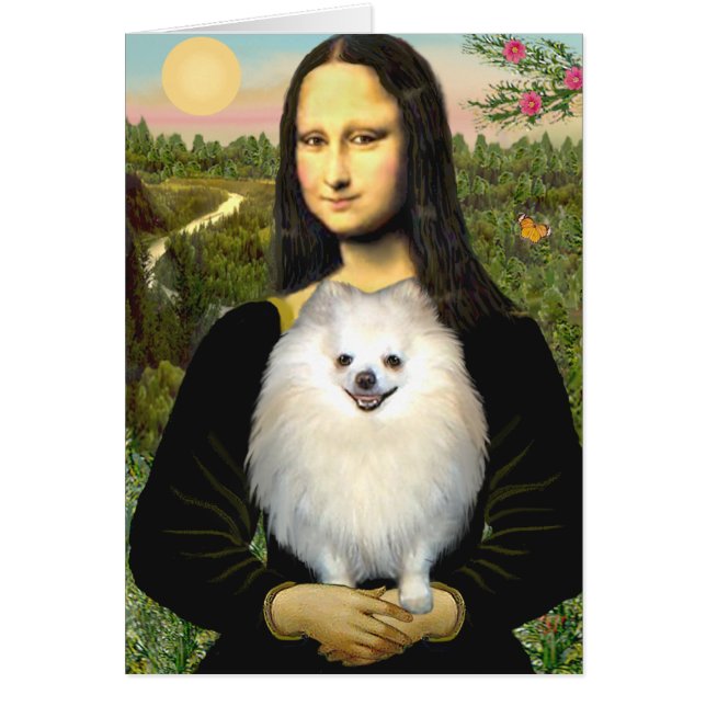 Pomeranian (cream) - Mona Lisa (Front)