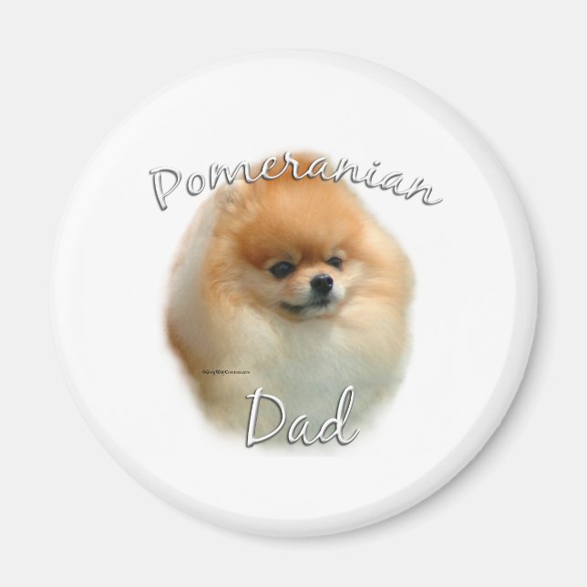 Pomeranian Dad 2 Magnet (Front)