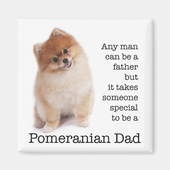 Pomeranian Dad Magnet (Front)