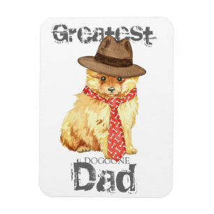 Pomeranian Dad Magnet