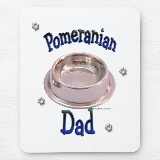 Pomeranian Dad Mouse Mat (Front)