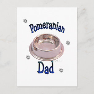 Pomeranian Dad Postcard