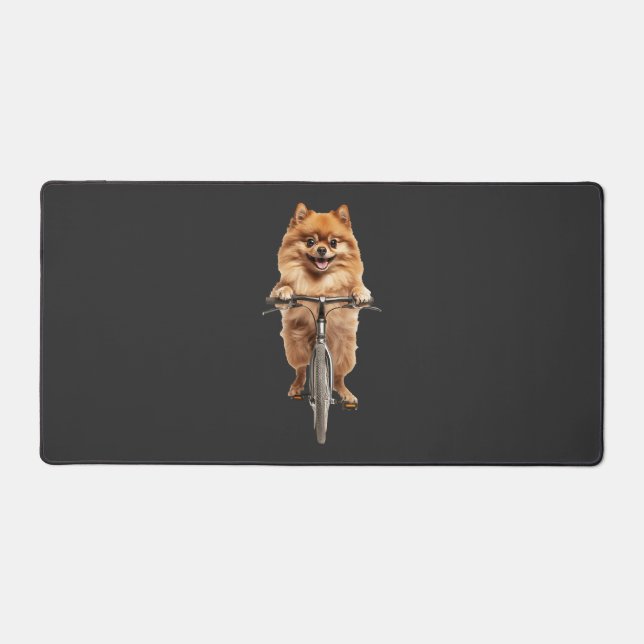 Pomeranian Desk Mat (Front)