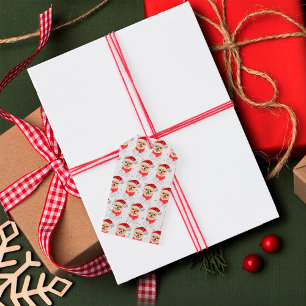 Pomeranian Dog Breed Christmas Stars Gift Tags