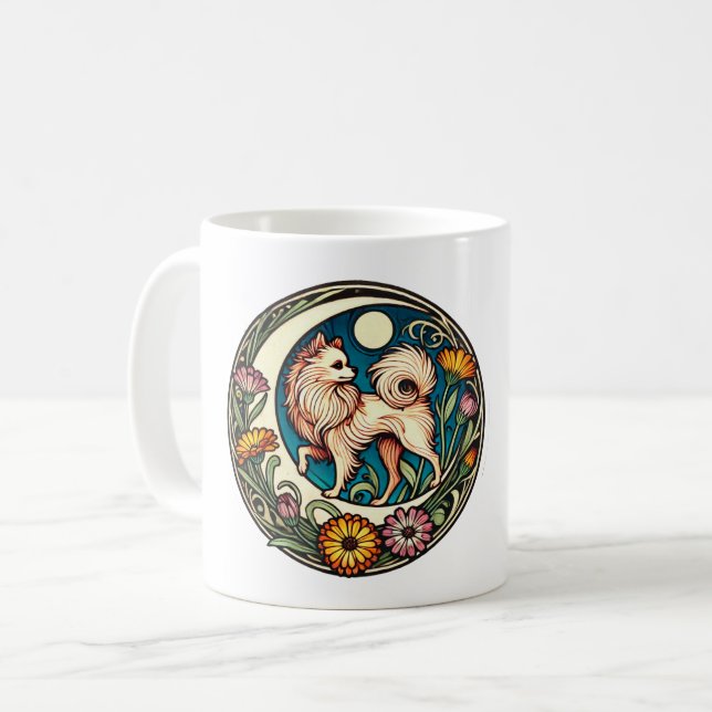 Pomeranian Dog Breed                               Coffee Mug (Front Left)