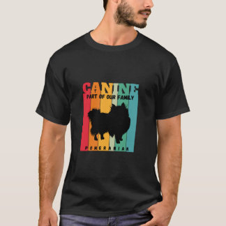 Pomeranian dog Canine Part of our family Long Slee T-Shirt