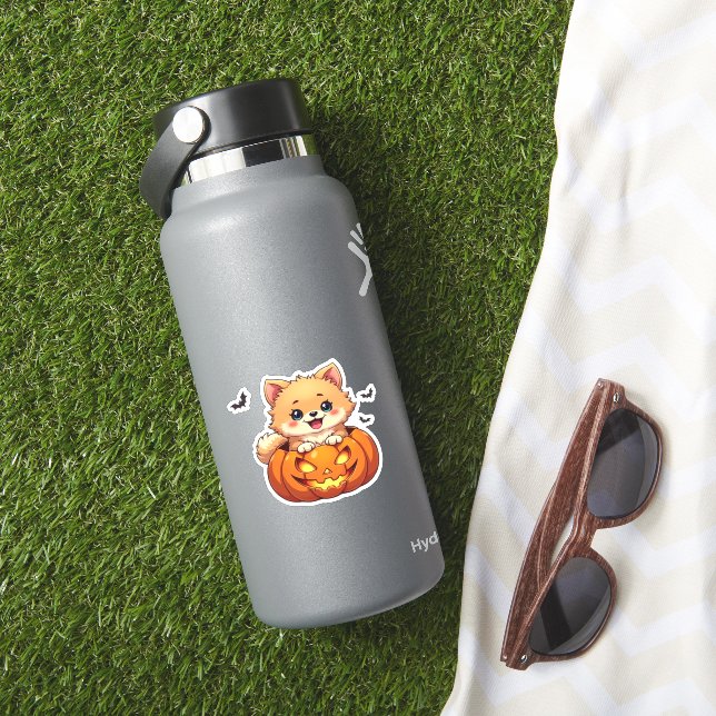 Pomeranian dog Happy Halloween pumpkin Classic T-S (HydroFlask Insitu)