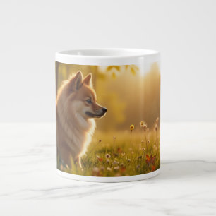 Pomeranian Dog Large Coffee Mug