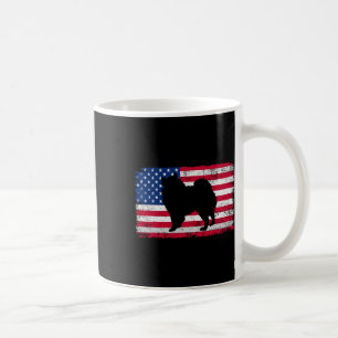 Pomeranian Dog Lover 4th Of July Patriotic America Coffee Mug