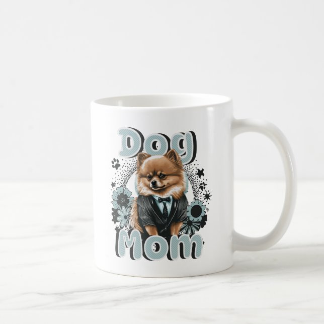 Pomeranian Dog Mom Mug (Right)