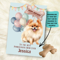 Pomeranian Dog Mum/Dad Birthday