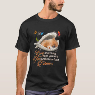 Pomeranian Dog Paw Love Loss Of Dog Beautiful Pet T-Shirt