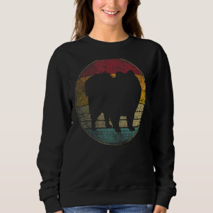 Pomeranian Dog Retro Style Vintage 70s 80s 90s Sweatshirt
