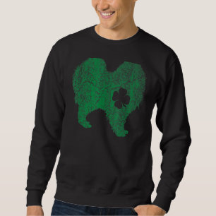 Pomeranian Dog Shamrock St Patrick's Day Saint Pad Sweatshirt
