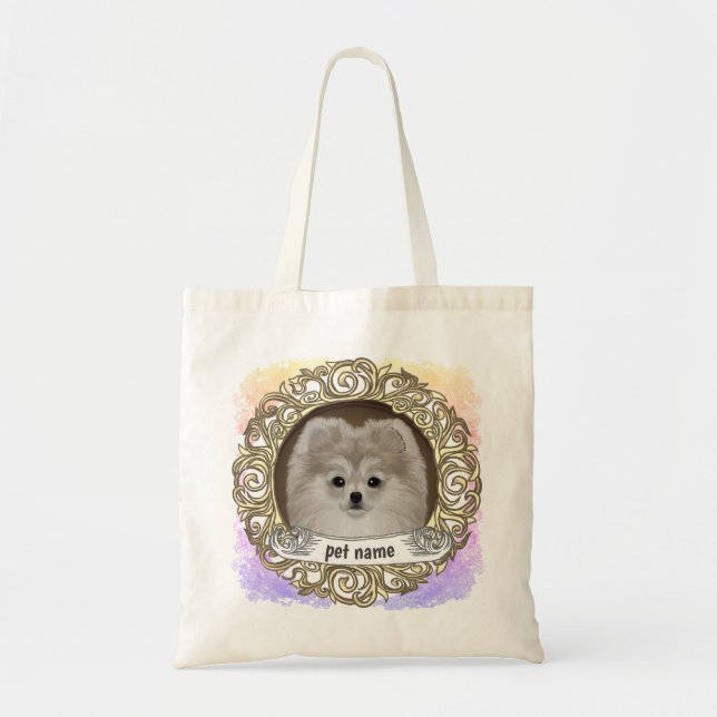 Pomeranian Dog  Tote Bag (Front)