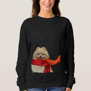Pomeranian Dog Winter Christmas Sweater Xmas Pet D