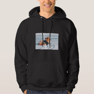 Pomeranian Enjoying The Chilly Weather Hoodie
