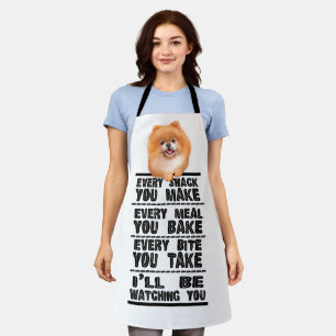 Pomeranian Every Snack You Make Apron