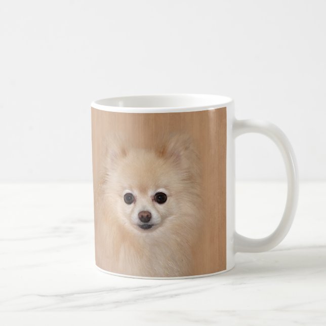Pomeranian face coffee mug (Right)