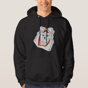 Pomeranian Fire Pup Hoodie