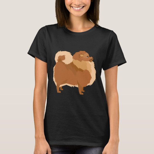 Pomeranian For Pomeranian Owner Lover T-Shirt (Front)