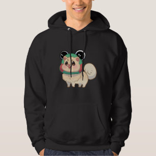 Pomeranian Frog Hoodie