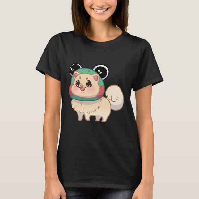 Pomeranian Frog T-Shirt (Front)