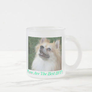 Pomeranian Frosted Mug