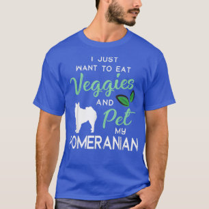 Pomeranian Funny Vegan Dog Lover Owner Xmas Birthd T-Shirt