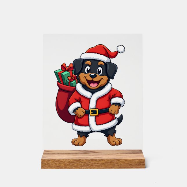 Pomeranian Gift Surprise Acrylic Sign (Front)